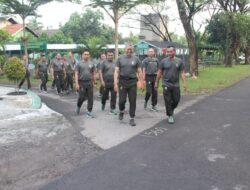 Jumat Sehat, Personel Kodim 0617/Majalengka Laksanakan Olahraga Bersama