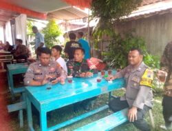 Babinsa dan Bhabinkamtipmas Juwangi Bersinergi Jaga Kondusifitas di Wilayahnya