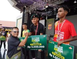 Pangdam IM Hadiri Bank Aceh Bhayangkara Run 2024.