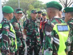 Dandim Majalengka Pimpin Apel Gelar Pasukan Pengamanan VVIP Kunjungan Kerja Wakil Presiden RI