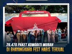 26.470 Paket Komoditi Murah, di Bhayangkara Fest Habis Terjual.