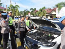 Kapolres Bireuen Cek Personil dan Kenderaan Dinas, Kesiapan Ops Patuh Seulawah 2024