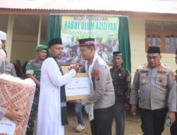 Kapolres Lhokseumawe Resmikan Bantuan Rehap Balai Pengajian Babul Ulum Al-Aziziyah