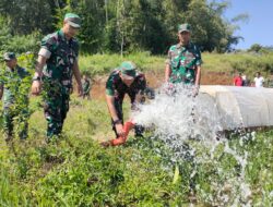 Dandim Majalengka Kunjungi Kegiatan Pompanisasi di Kecamatan Talaga