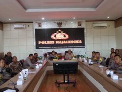 Kapolres Majalengka Ikuti Rapat Anev TW II dan Launching TW III Program Beyond Trust Presisi 2024