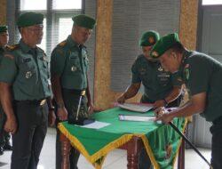 9 Perwira Korps Sertijab, Dandim Majalengka: Emban Amanah Dengan Baik dan Penuh Dedikasi Yang Tinggi
