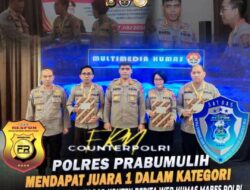 Dalam Rakernis Gabungan, Humas Polres prabumulih Terima Penghargaan dari Kabid Humas Polda Sumsel