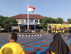 Kabag Ren Polres Majalengka Kompol Cucu Supiar Pimpin Apel dan Olahraga Pagi