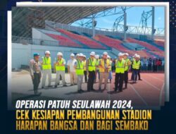 Operasi Patuh Seulawah 2024, Cek Kesiapan Pembangunan Stadion Harapan Bangsa dan Bagi Sembako