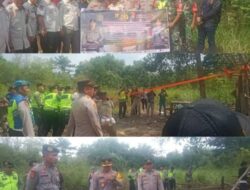 Tim Gabungan Polres Muaraenim Lakukan Pembongkaran Gudang Tempat Penimbunan Minyak Ilegal di Wilayah Gelumbang