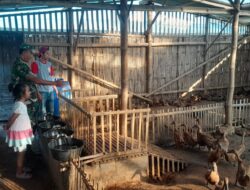 Babinsa Sawahan Beri Wejangan, Limbah Jangan Meresahkan Warga
