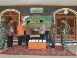 TMMD Desa Catur, Kemenag Boyolali Bagikan Puluhan Al Quran