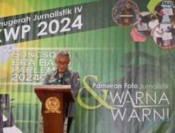 Anugerah Jurnalistik dan Pameran Foto KWP Momentum ‘Flashback’ Sekaligus Sambut DPR Baru