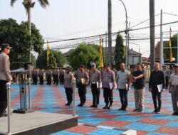 Kabag SDM Polres Majalengka Pimpin Apel Pagi di Lapangan Polres