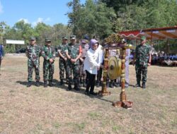 TMMD Sengkuyung Tahap III Kodim 0726/Sukoharjo di desa Tanjung Rejo, Nguter dibuka oleh Bupati Sukoharjo.