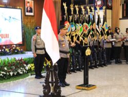 Kapolri Pimpin Upacara Kenaikan Pangkat dan Sertijab Pati Polri, Ada Kadiv Propam dan Sejumlah Kapolda