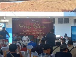 KPU Majalengka Gelar Press Release Tahapan Pilkada Tahun 2024, Teguh : Media Mitra Kerja KPU