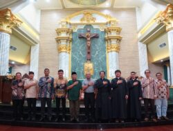 Wadankorbrimob Polri Ikut Hadir dalam Perayaan Pesta Nama Gereja Santo Thomas di Depok