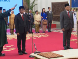Presiden Jokowi Lantik Wamenkeu, Wamentan dan Wamenves