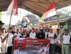 Meriahkan HUT RI ke-79, Warga RW 03 Desa Heuleut adakan Jalan Santai dan Perlombaan.
