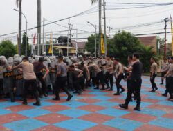 Tingkatkan Kemampuan, Polres Majalengka Gelar Latihan Penanganan Kontinjensi Pilkada 2024
