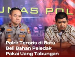 Polri : Teroris di Batu Beli Bahan Peledak Pakai Uang Tabungan.