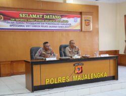 Wakapolres Majalengka Sambut Tim Supervisi Subdit Gakkum Ditlantas Polda Jabar