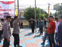 Wakapolres Majalengka Pimpin Latihan Penanganan Kontinjensi Pilkada 2024