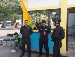 Sat Brimob Polda Jabar, Sasar Lingkungan Perumahan untuk Berikan Himbauan Kamtibmas.
