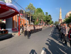 Wakapolres Majalengka Pimpin Apel Kesiapan Simulasi Sispamkota Pilkada 2024
