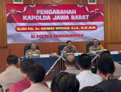 Kapolda Jabar Kunjungan Kerja di Polres Pangandaran