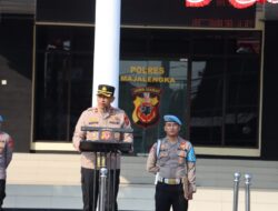 Wakapolres Majalengka Pimpin Apel Pagi, Tekankan Kesehatan dan Netralitas Jelang Pilkada 2024