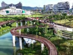 Presiden Jokowi, Resmikan Plaza Seremoni Sumbu Kebangsaan IKN.