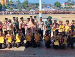 Wakili Dandim, Danramil Majalengka Hadir Dalam Apel Besar Peringatan Hari Pramuka Ke-63 di GGM Majalengka