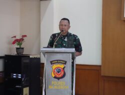 Dandim Menghadiri Rapat Koordinasi Lintas Sektoral Pengamanan Pilkada Serentak 2024 di Polres Majalengka