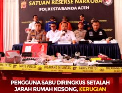 Pengguna Sabu Diringkus Setelah Jarah Rumah Kosong, Kerugian Mencapai 250 Juta.