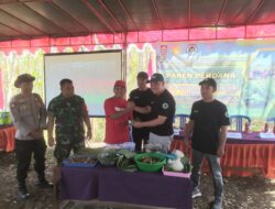 Babinsa Wonosegoro Hadiri Tasyakuran Panen Tembakau