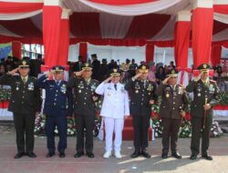 Dandim Majalengka Hadiri Upacara Puncak HUT Kemerdekaan Republik Indonesia Ke-79 di Kabupaten Majalengka