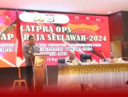 Kapolda Aceh Buka Latihan Pra Operasi Mantap Praja Seulawah 2024