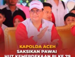 Kapolda Aceh Saksikan Pawai HUT Kemerdekaan RI ke-79