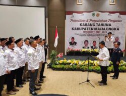 Pj Bupati Majalengka, Kukuhkan Kepengurusan Karang Taruna Kab.Majalengka Masa Bakti 2024-2029.