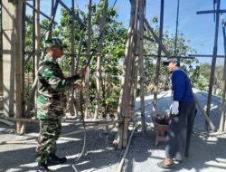 Babinsa Tegaldowo Gotong Royong Membangun Masjid, Merajut Ukhuwah dan Kebersamaan