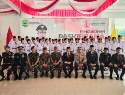 Pj. Bupati Dedi Supandi Kukuhkan 32 Paskibraka Tingkat Kabupaten Majalengka