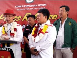 Diusung 7 Parpol, Pasangan Karna Sobahi – Koko Suyoko, Hari Ini Daftar Cabup Cawabup ke KPU Kab.Majalengka.