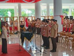 Pgs Kasdim Majalengka Hadiri Pelantikan Pergantian Antar Waktu Ketua Mabicab Gerakan Pramuka Tahun 2024