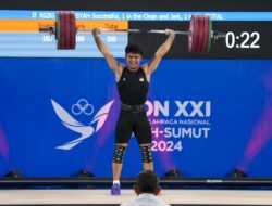 Lifter Rizki Juniansyah Bangga Raih Medali Emas dan Pecahkan Rekor Nasional di PON XXI Aceh-Sumut 2024