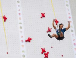 Tim Panjat Tebing Putra Sumut Buat Kejutan Sabet Medali Emas PON XXI Aceh-Sumut 2024 di Nomor Speed Relay Putra