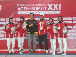 Cabor Anggar PON XXI Aceh-Sumut 2024 Selesai, Tuan Rumah Aceh Juara Umum