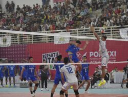 Kalahkan Tuan Rumah Sumut, Jakarta Melaju ke Semifinal Bola Voli Putra