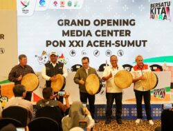Untuk Sukses Prestasi dan Publikasi, Media Center PON XXI Aceh-Sumut Diresmikan